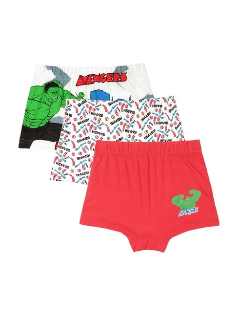 Bodycare Multicolor Cotton Printed Trunk (Pack of 3)