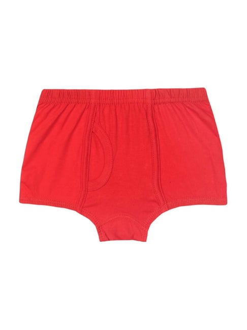 red lace boy shorts panty