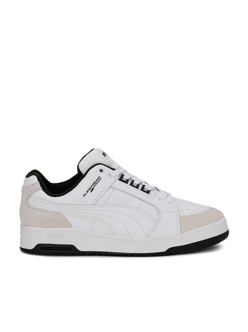 Buy Puma Slipstream INVDR Suede Sneakers | White Color Men | AJIO LUXE