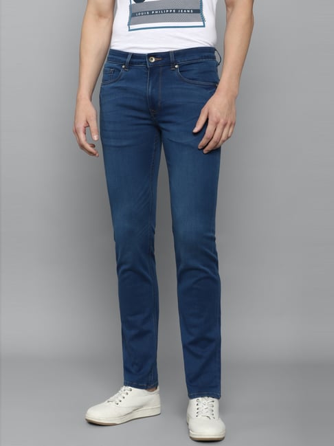 Louis Philippe Denim Jeans Men Blue Slim Fit - Buy Louis Philippe