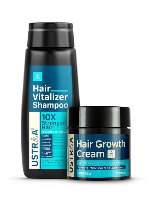 Buy Ustraa Hair Vitalizer Shampoo & Hair Growth Cream at Best Price @ Tata  CLiQ