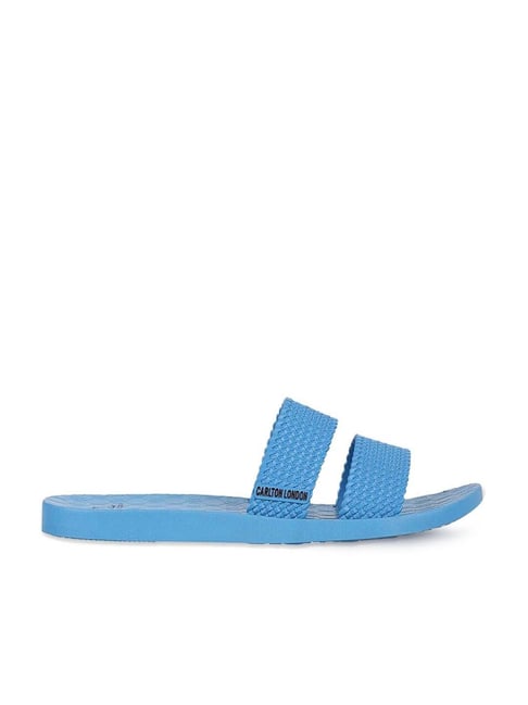 Carlton London Women's Blue Slides