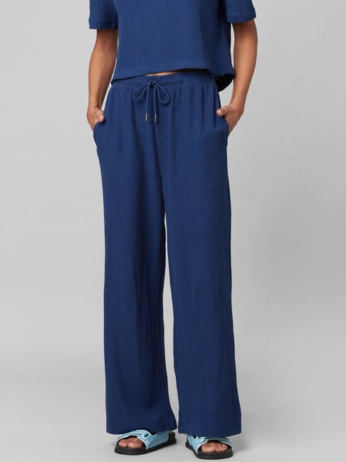 Only Blue Drawstring Pants