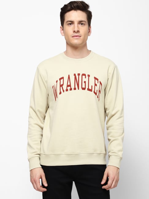 Wrangler Grey Regular Fit Printed SweatShirt-picture-41
