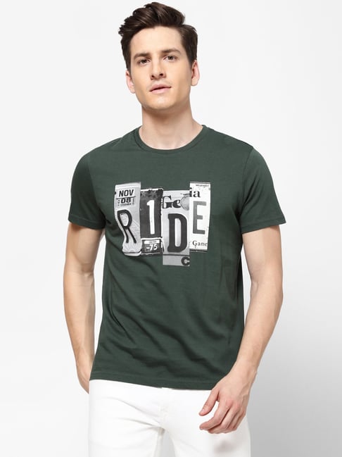 Stylish Green T-Shirts for Men by HUGO BOSS