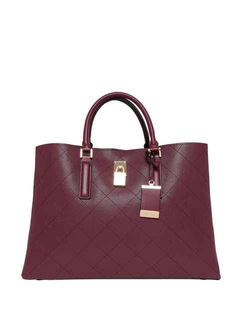 Aldo maroon bag sale