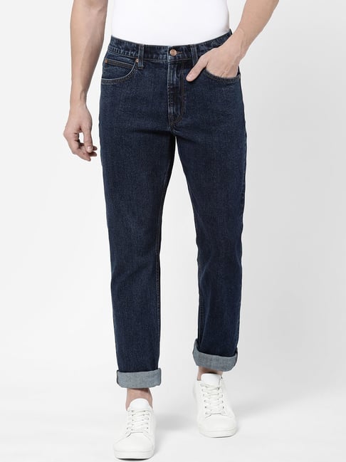 Lee Dark Blue Regular Fit Jeans