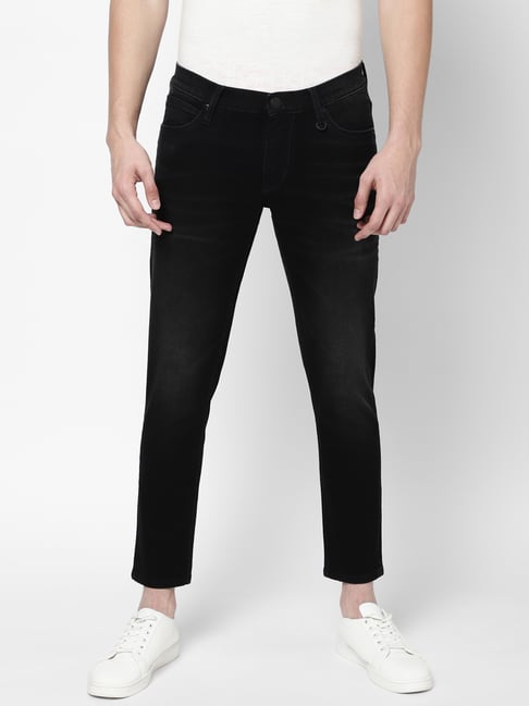 Lee Wiskered Black Skinny Fit Jeans