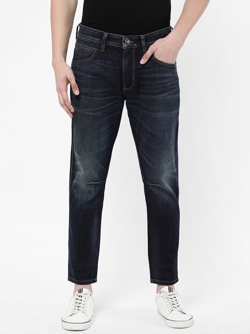 Wrangler Dark Blue Slim Fit Jeans