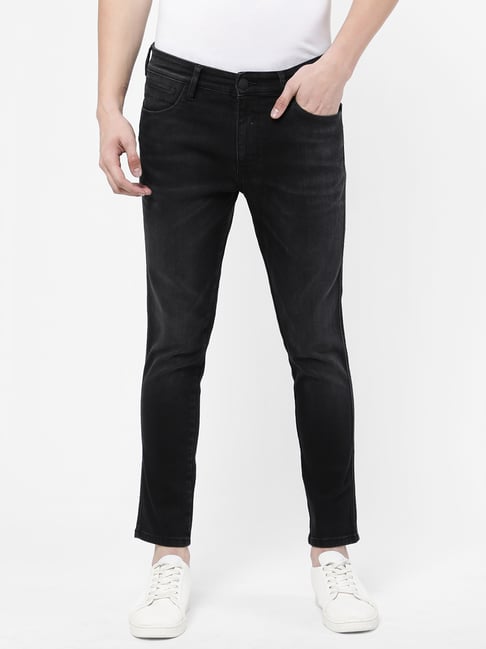 Wrangler Black Slim Fit Jeans