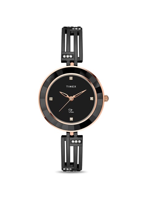 Timex Fria Women Black Round Analog Watch - TWEL16201-picture-25