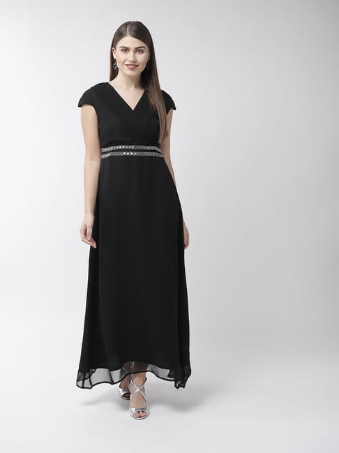 Buy Trendy Black Gown Online in India – Joshindia