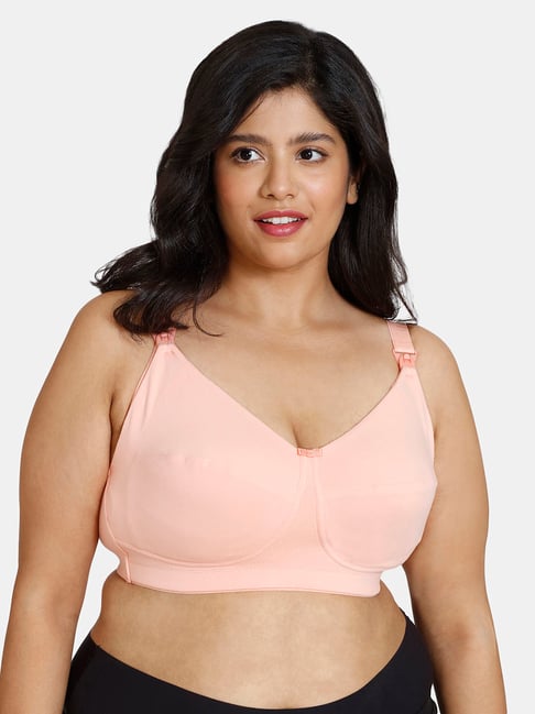 Buy Zivame Pink Wireless Non Padded Maternity Bra for Women Online @ Tata  CLiQ