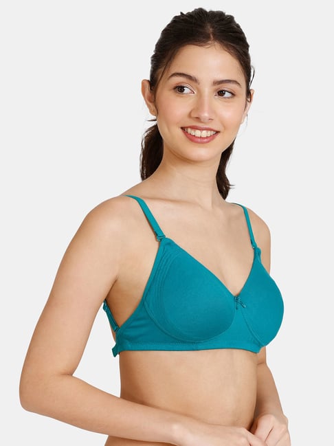 Buy Zivame Green Wireless Non Padded Full Coverage Bra for Women Online @  Tata CLiQ