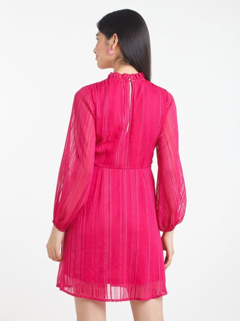 TADKESHVAR Women A-line Pink Dress - Buy TADKESHVAR Women A-line Pink Dress  Online at Best Prices in India