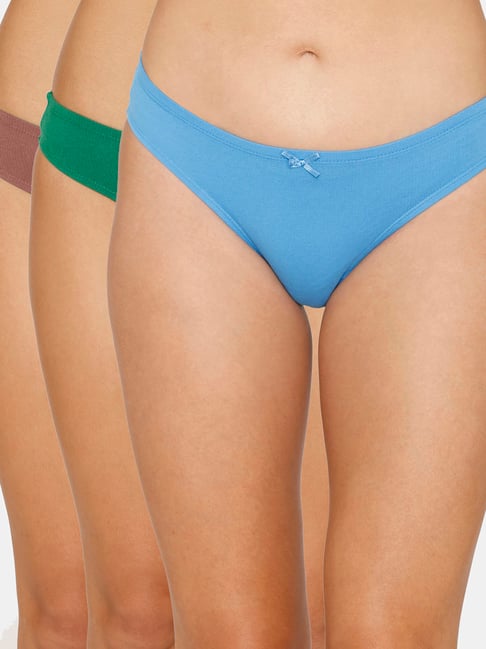 Zivame Multicolor Bikini Panty (Pack Of 3) Price in India