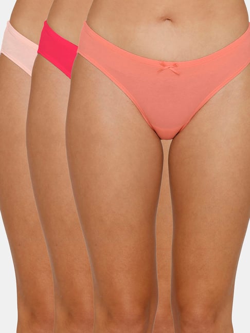 Zivame Multicolor Bikini Panty (Pack Of 3) Price in India