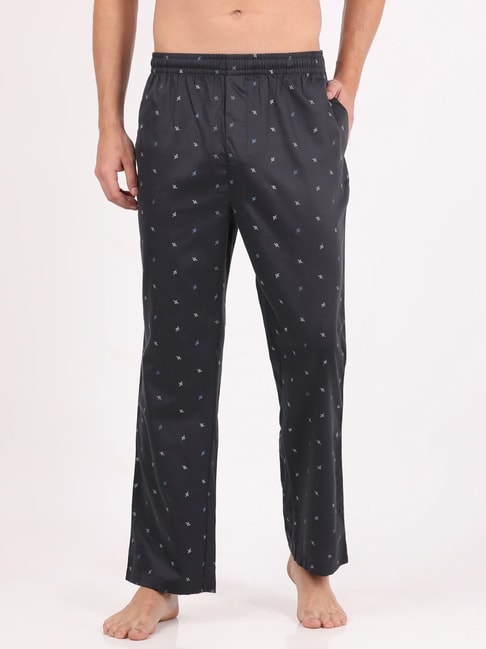 Jockey Charcoal Printed Pyjamas