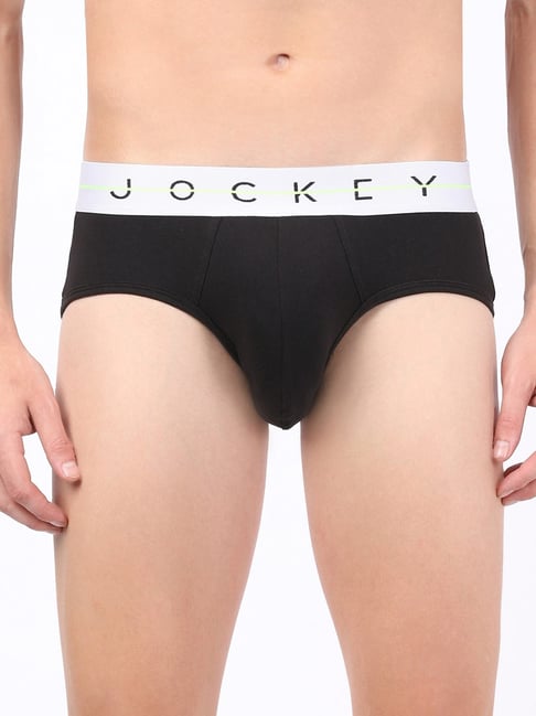 Buy Jockey Black Regular Fit Briefs for Men's Online @ Tata CLiQ