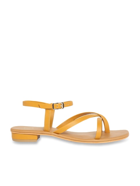 Kimora Yellow Heeled Sandals – GC Shoes