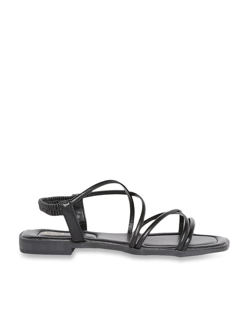 Simple cheap black sandals