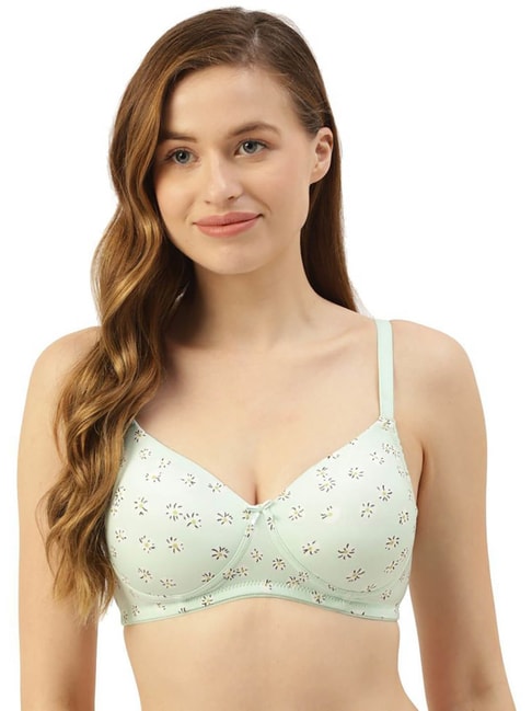 Buy Leading Lady Green Non-Wired Non-Padded Push-Up Bra for Women