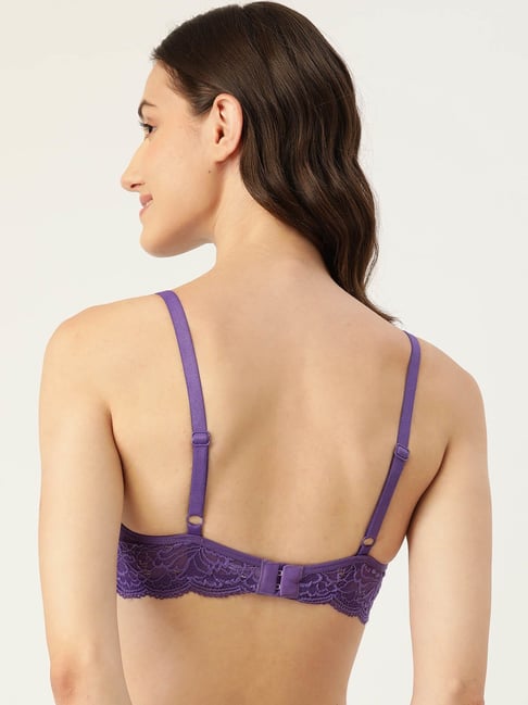 Leading Lady Purple Non-Padded T-Shirt Bra