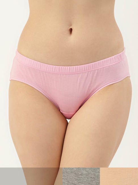 Leading Lady Multicolor Thongs Panty (Pack Of 3)
