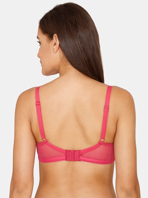 Buy Zivame Pink Non-Padded Full Coverage Bra for Women's Online @ Tata CLiQ