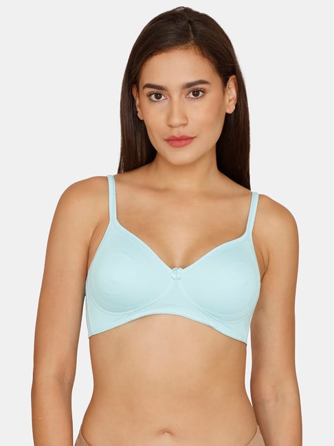 Zivame Light Blue Non-Padded T-Shirt Bra Price in India