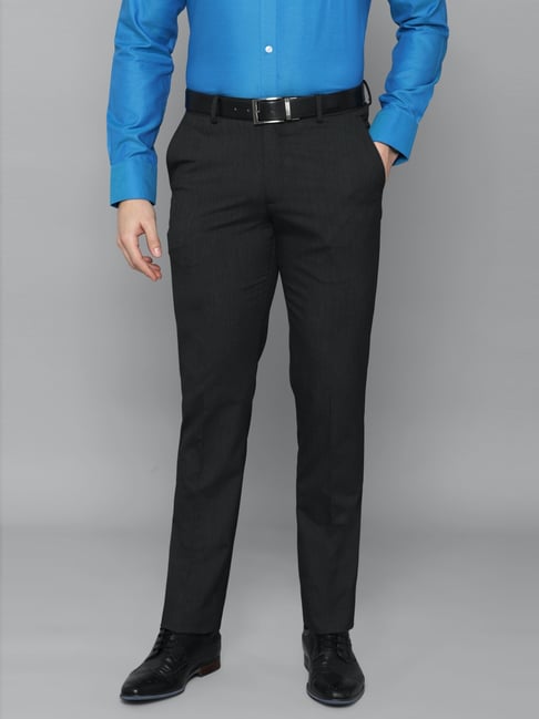 Buy Louis Philippe Black Trousers Online - 598722 | Louis Philippe