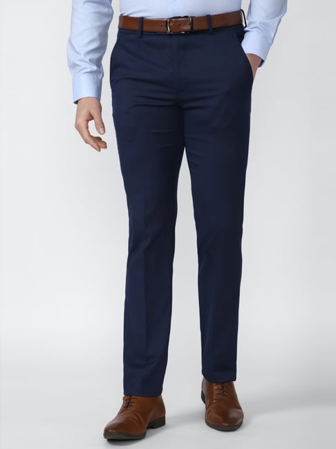 Buy Navy Blue Trousers  Pants for Men by JOHN PLAYERS Online  Ajiocom