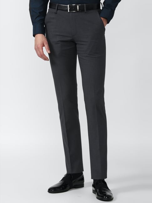 Buy Van Heusen Black Trousers Online  667949  Van Heusen