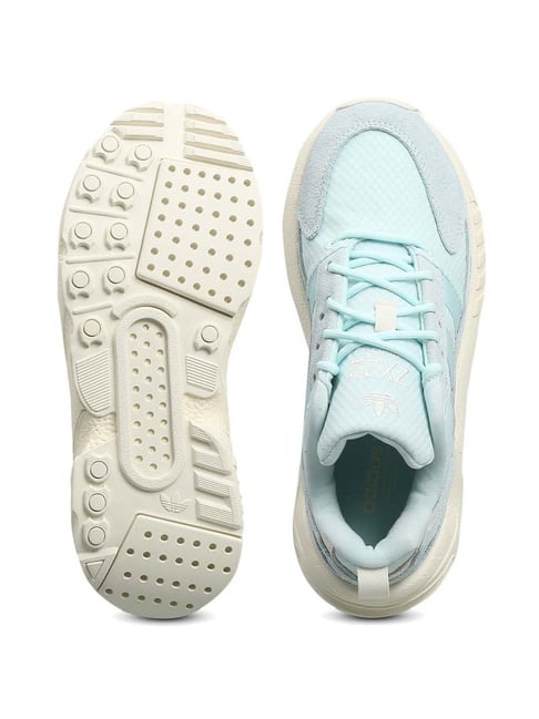 Buy adidas Originals Women's ZX 22 BOOST W Blue Sneaker for Women