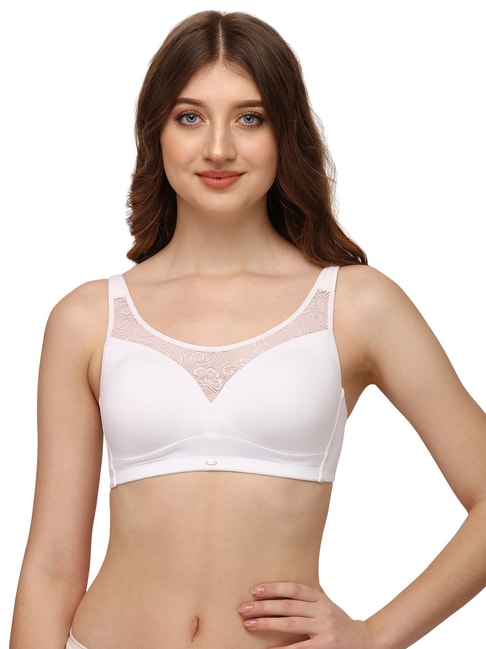Buy Zivame White Under Wired Padded T-Shirt Bra for Women Online @ Tata CLiQ