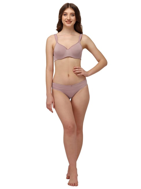 Buy Soie Light Purple Bra & Panty Set for Women's Online @ Tata CLiQ