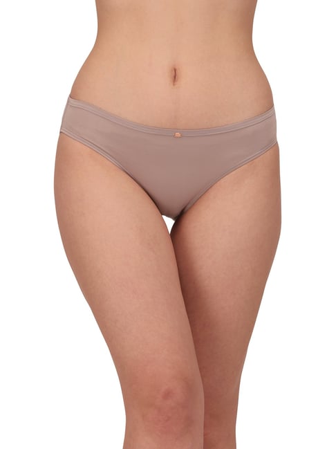 Soie Light Brown Bikini Panty Price in India