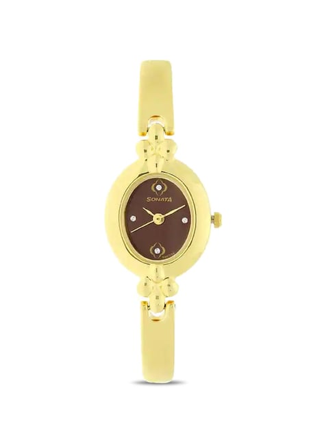 Sonata NP8093YM02 Analog Watch for Women