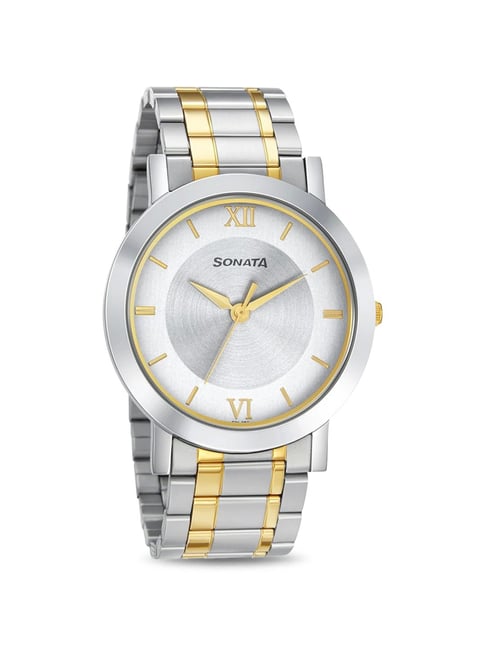 Buy Sonata NP77108BM02W Utsav Analog Watch for Men at Best Price