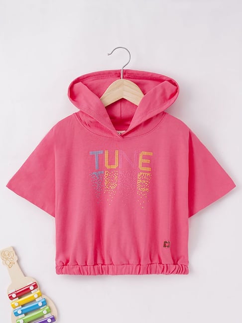 Ed-a-Mamma Kids Pink Printed T-Shirt-picture-10