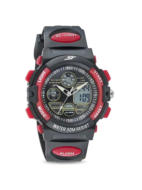 Sonata SF 77116PP03W Hustler Analog-Digital Watch for Men