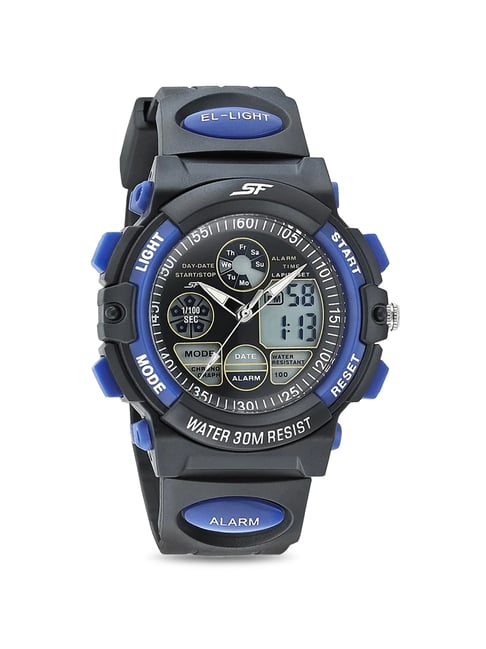 Sonata SF 77116PP04W Hustler Analog-Digital Watch for Men