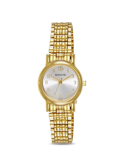 Sonata NP8976YM07W Analog Watch for Women