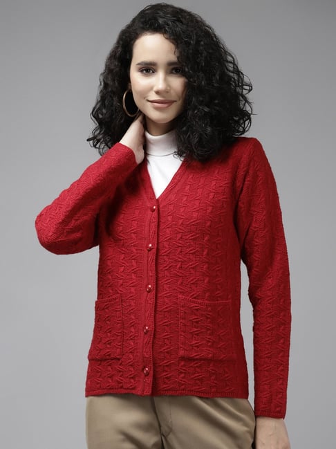 Buy red clearance cardigan