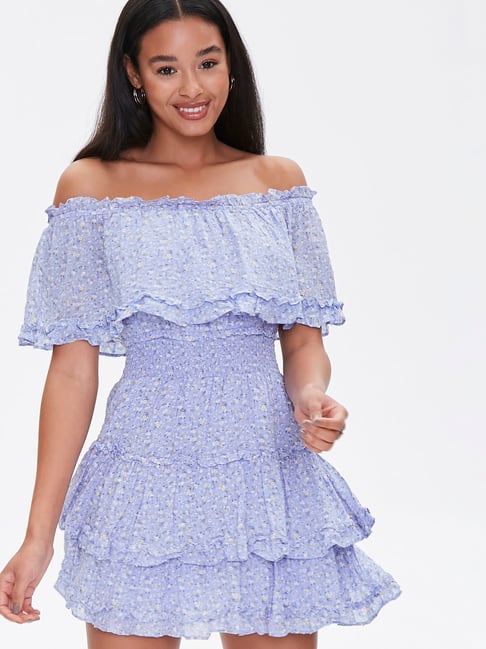 light purple dress forever 21 light purple Forever 21 mini dress with flower