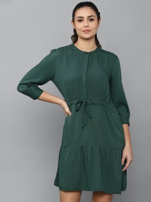 Amazon.com: Plus Size Army Green Women Loose Dress Casual Short Sleeve V  Neck Comfortable Dresses with Pockets Daily Dress : Clothing, Shoes &  Jewelry