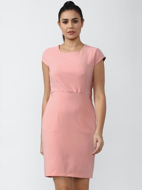 Van Heusen Pink Shift Dress Price in India