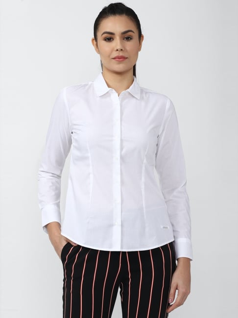Van Heusen White Regular Fit Shirt-picture-33
