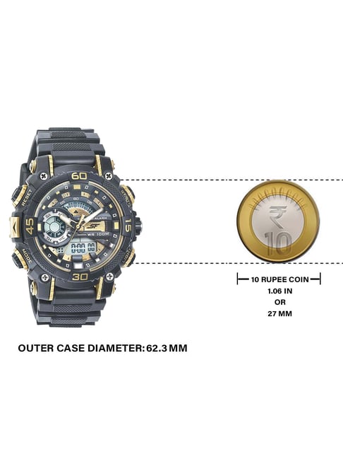 Buy Sonata NP77070PP08 Super Fibre Analog-Digital Watch for Men at