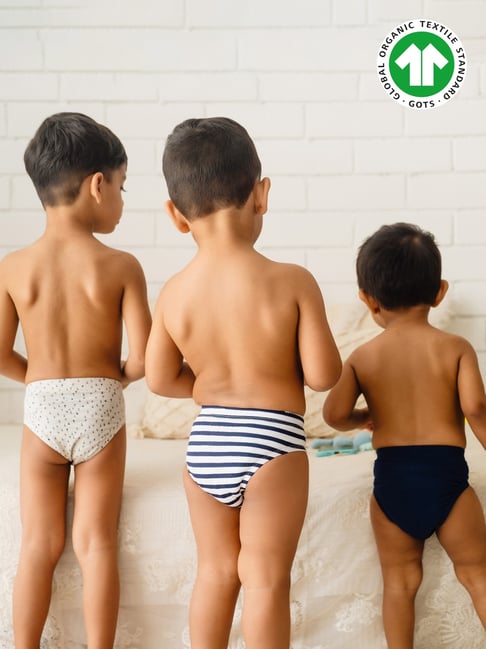 Buy Greendigo Organic Cotton Girls Printed Panties (Pack of 6) online